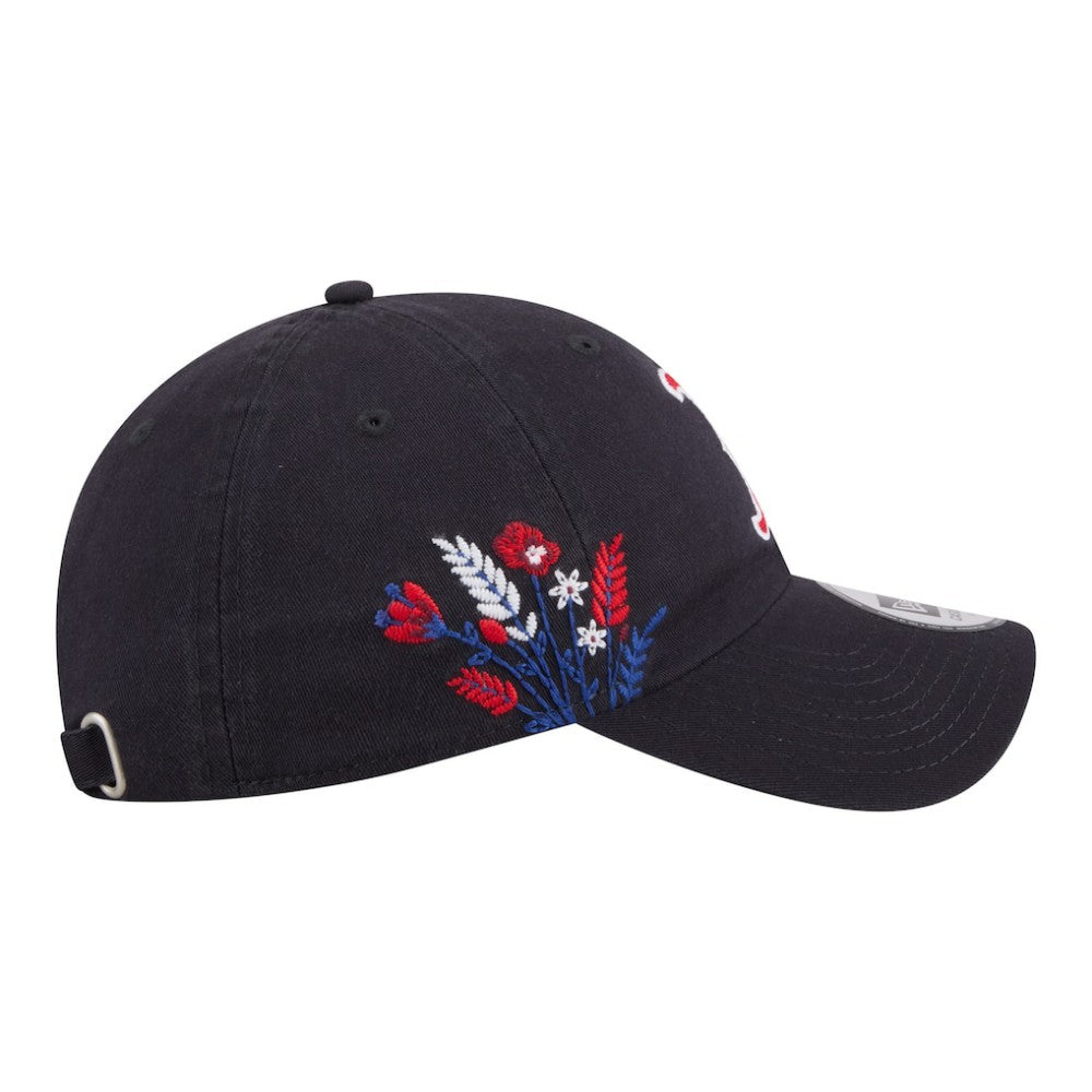 Boston Red Sox New Era Women's Wildflower Casual Classic Adjustable Hat for sale