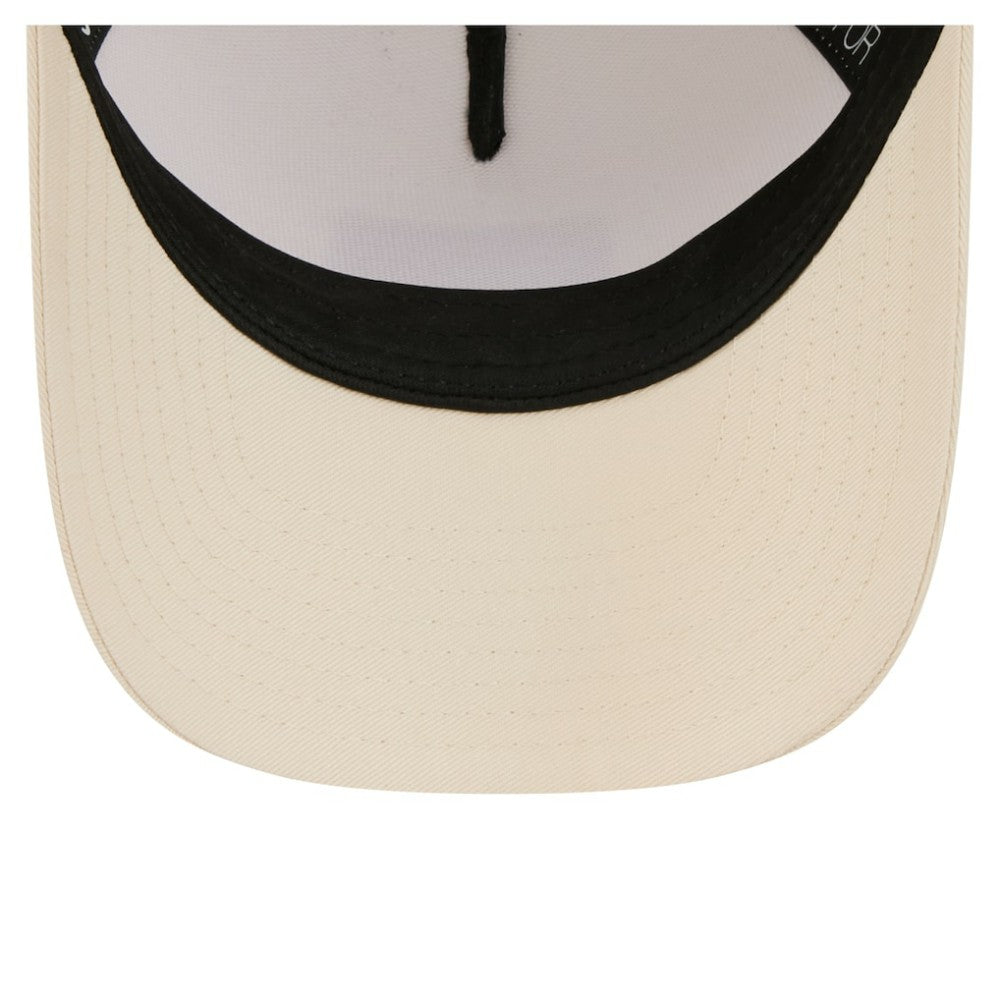 New York Mets New Era Women's Tonal Patch 9FORTY M-Crown A-Frame Trucker Adjustable Hat Lifestyle