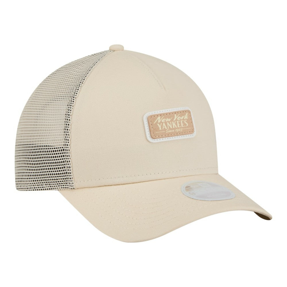 New York Yankees New Era Women's Tonal Patch 9FORTY M-Crown A-Frame Trucker Adjustable Hat Near Me