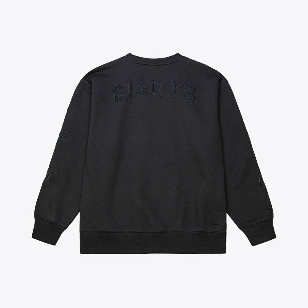 San Francisco Giants Mitchell & Ness Phantom Fleece Crewneck Sweatshirt Sale