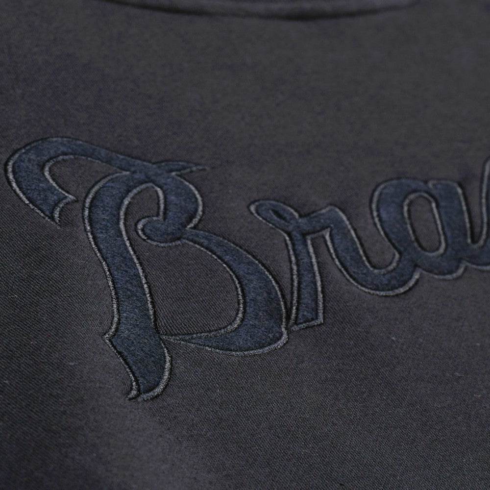 Atlanta Braves Mitchell & Ness Phantom Fleece Crewneck Sweatshirt discount