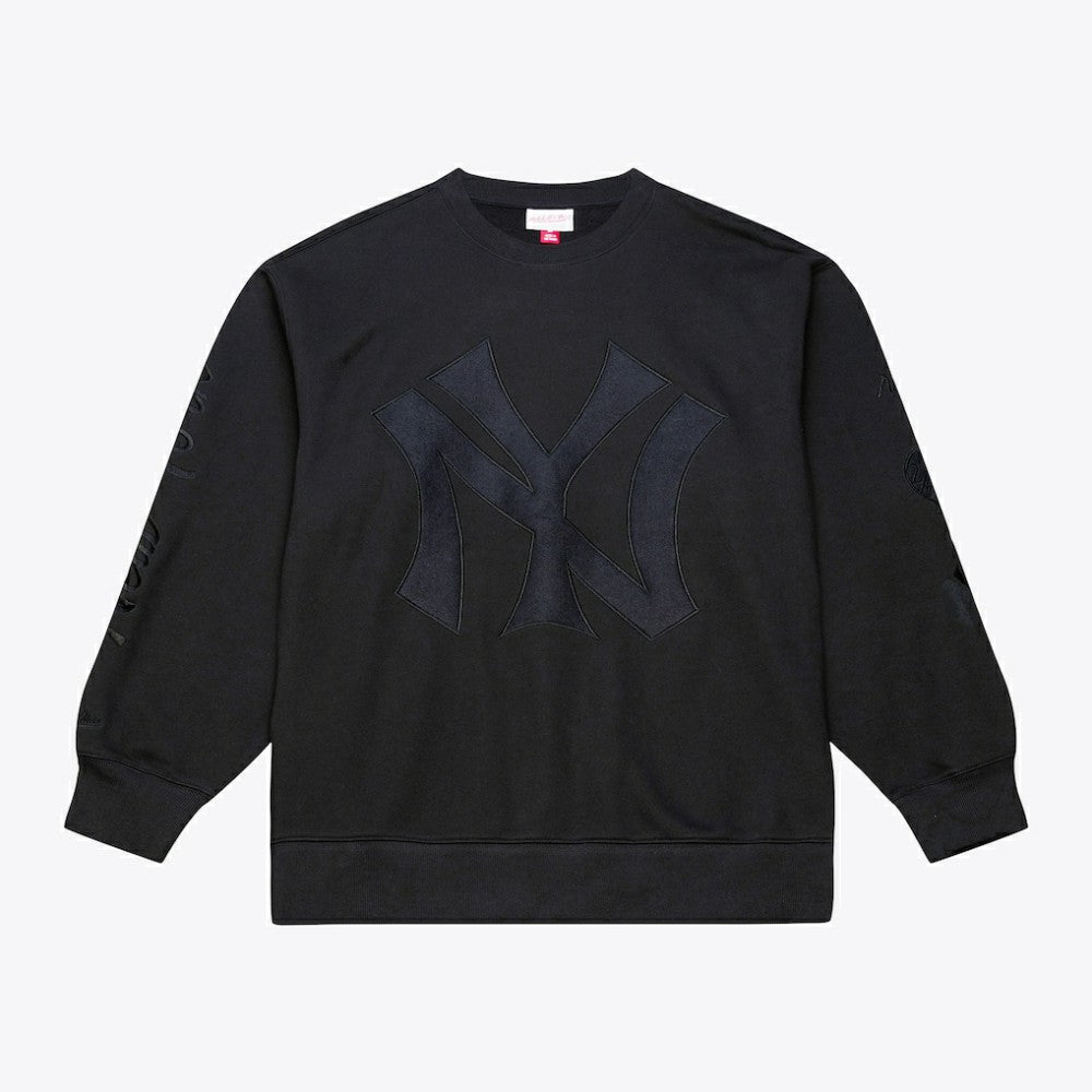 New York Yankees Mitchell & Ness Phantom Fleece Crewneck Sweatshirt discount