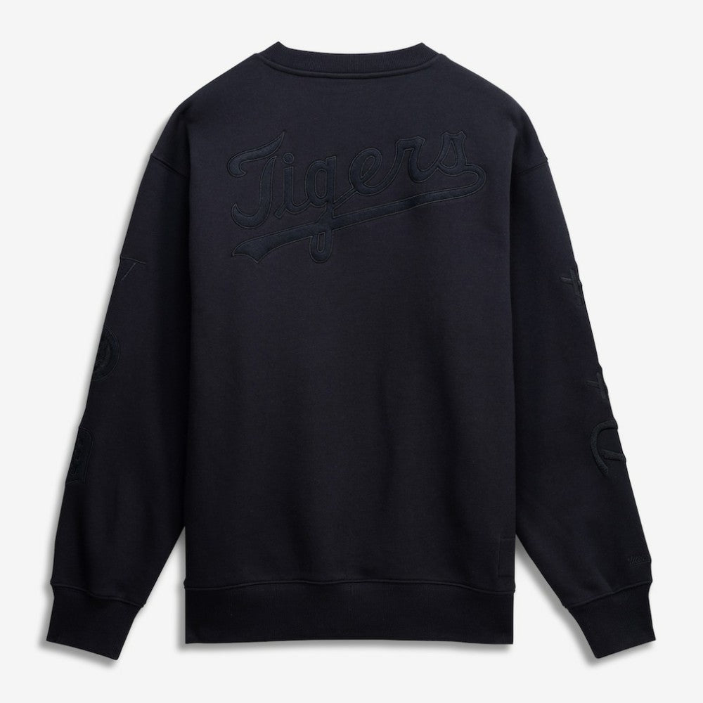 Detroit Tigers Mitchell & Ness Phantom Fleece Crewneck Sweatshirt On Sale