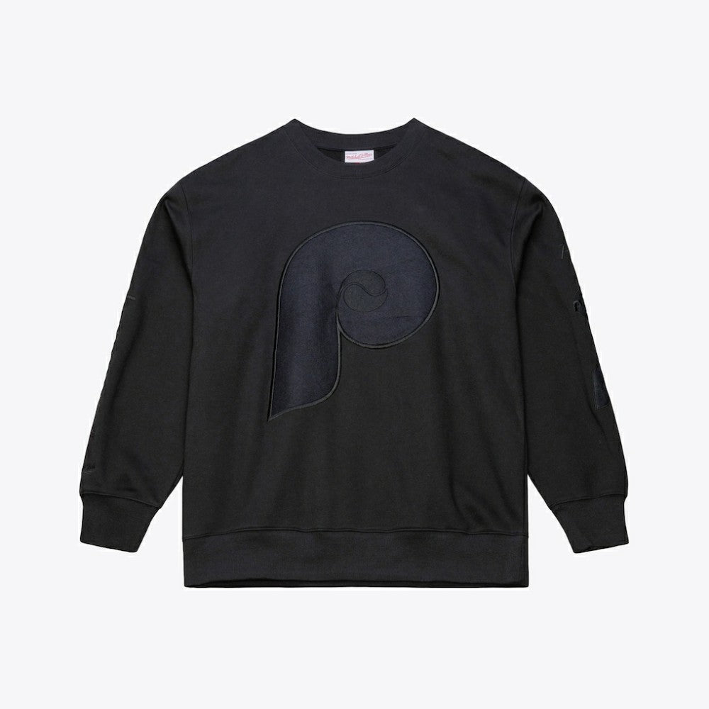 Philadelphia Phillies Mitchell & Ness Phantom Fleece Crewneck Sweatshirt Sale