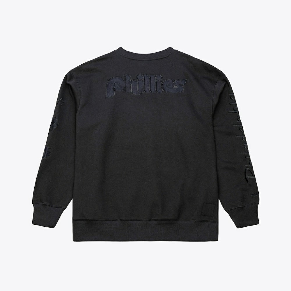 Philadelphia Phillies Mitchell & Ness Phantom Fleece Crewneck Sweatshirt Sale
