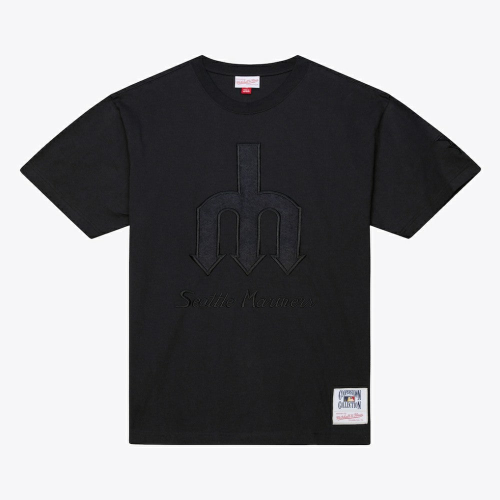 Seattle Mariners Mitchell & Ness Cooperstown Collection Phantom T-Shirt On Sale