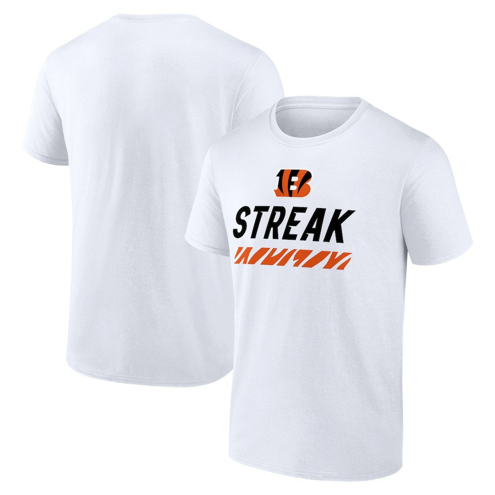 Cincinnati Bengals Streak T-Shirt White - NFL