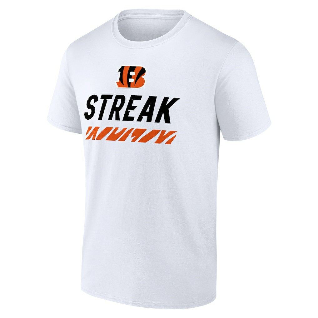 Cincinnati Bengals Streak T-Shirt White - NFL