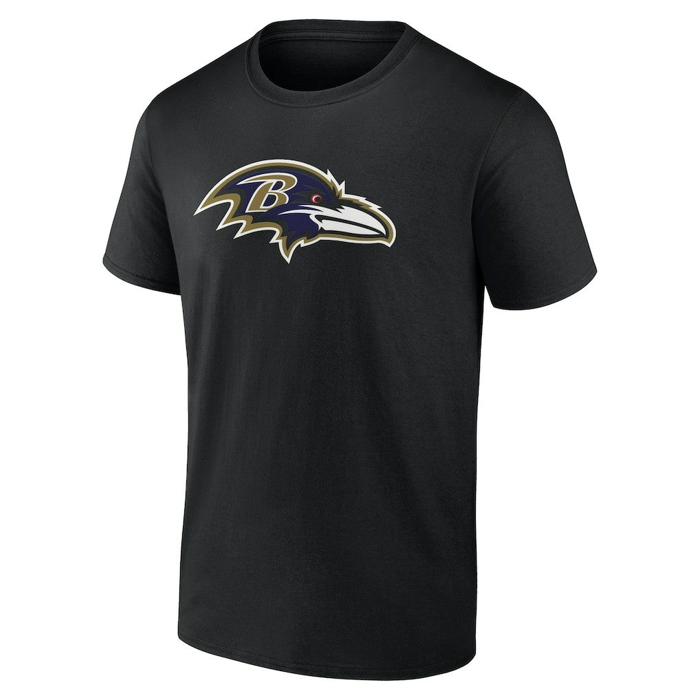 Lamar Jackson Baltimore Ravens Icon Name & Number T-Shirt Black - NFL