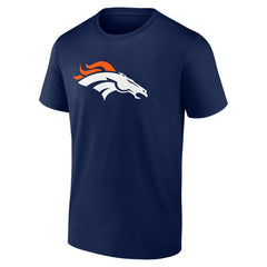 Bo Nix Denver Broncos Icon Name & Number T-Shirt Navy - NFL