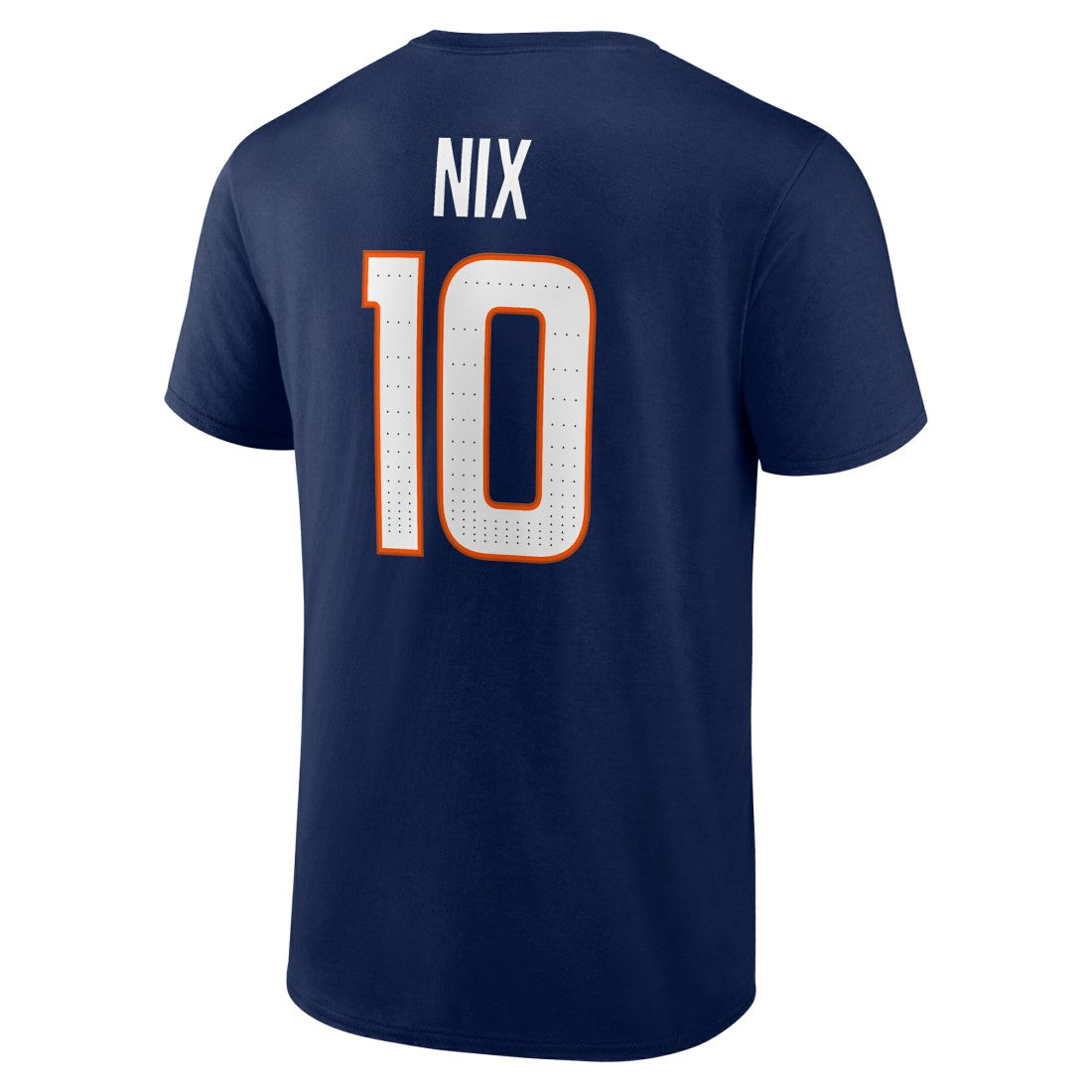 Bo Nix Denver Broncos Icon Name & Number T-Shirt Navy - NFL