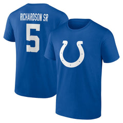 Anthony Richardson Sr. Indianapolis Colts Icon Name & Number T-Shirt Royal - NFL