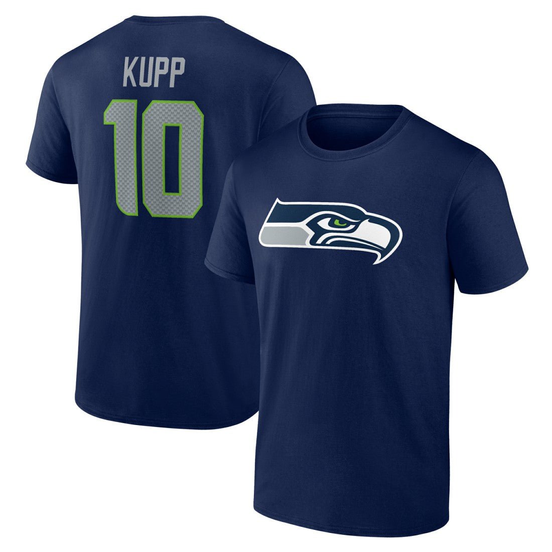 Cooper Kupp Seattle Seahawks Icon Name & Number T-Shirt College Navy - NFL