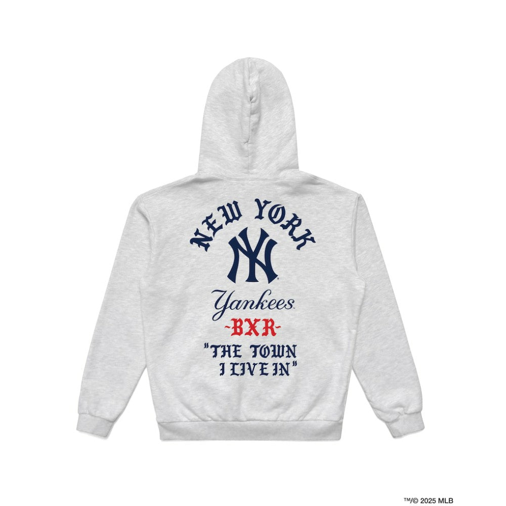 New York Yankees Mitchell & Ness Born X Raised in New York Town Pullover Hoodie On Sale