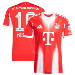 Adidas Jamal Musiala Bayern Munich Home 2025/26 Replica Player Jerseys - Red