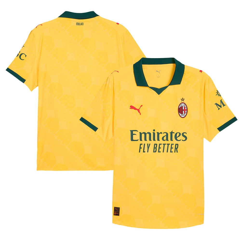 Puma AC Milan 2025/26 Third Jerseys - Yellow