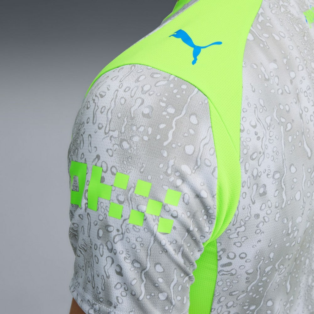Puma Manchester City 2025/26 Third Replica Jerseys - Gray/Neon Green