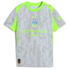 Puma Manchester City Youth 2025/26 Third Replica Jerseys - Green/Neon Green