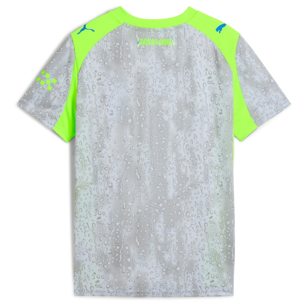 Puma Manchester City Youth 2025/26 Third Replica Jerseys - Green/Neon Green