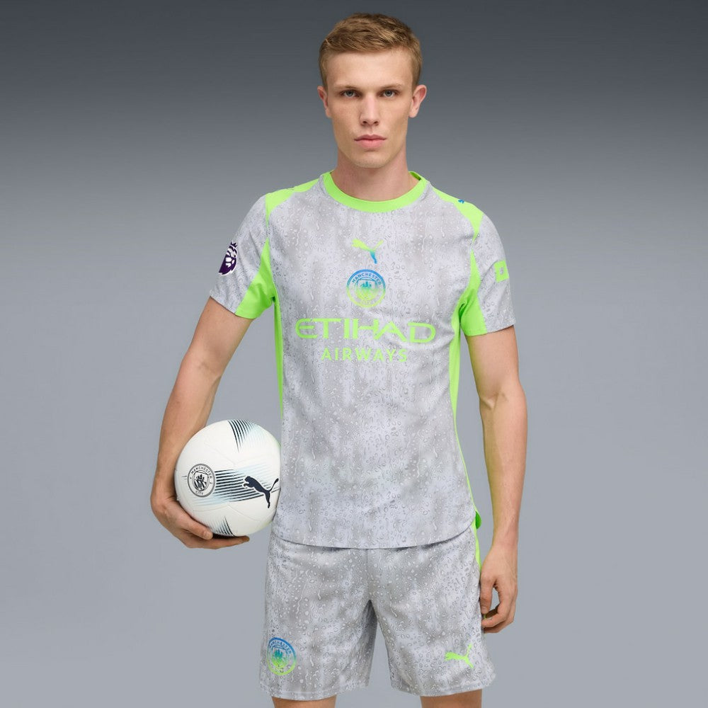 Puma Manchester City 2025/26 Third Jerseys - Green/Neon Green