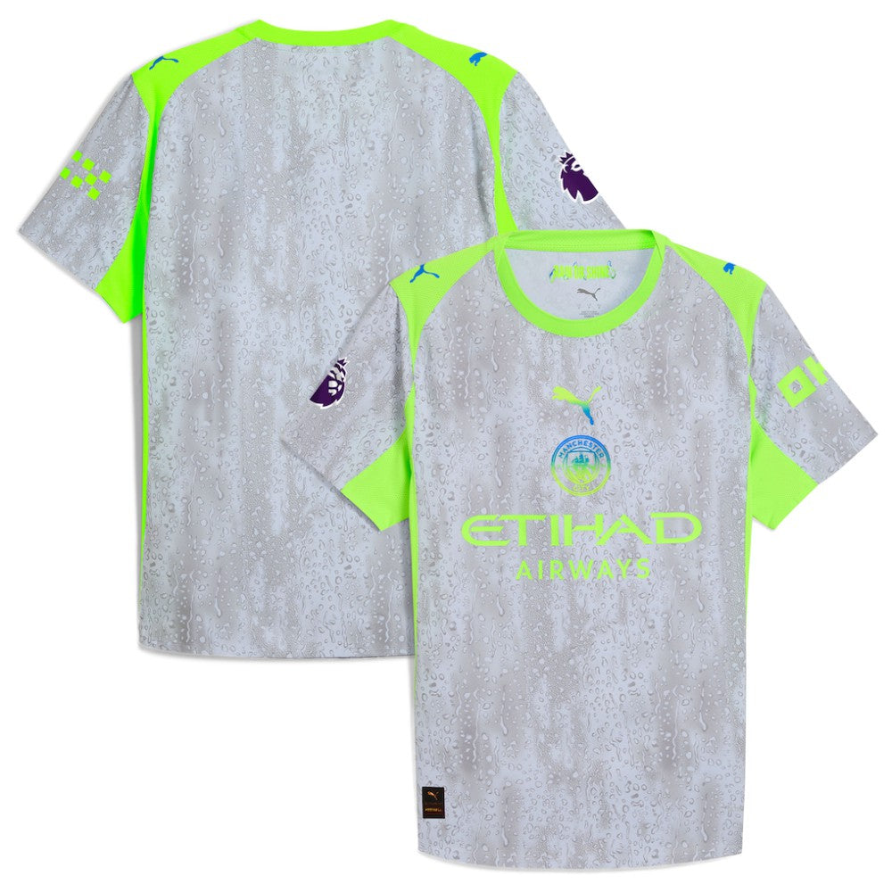 Puma Manchester City 2025/26 Third Jerseys - Green/Neon Green