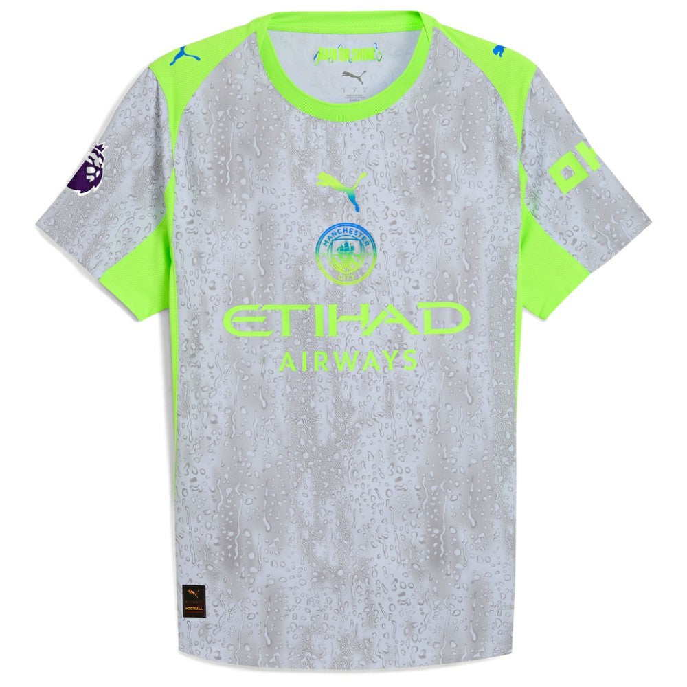 Puma Manchester City 2025/26 Third Jerseys - Green/Neon Green