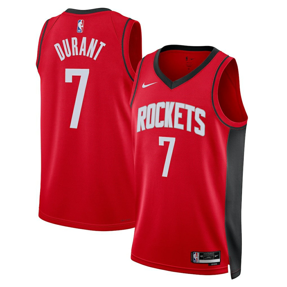 Nike - Kevin Durant Houston Rockets Unisex Swingman Player Jersey - Icon Edition - Red
