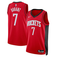 Nike - Kevin Durant Houston Rockets Unisex Swingman Player Jersey - Icon Edition - Red