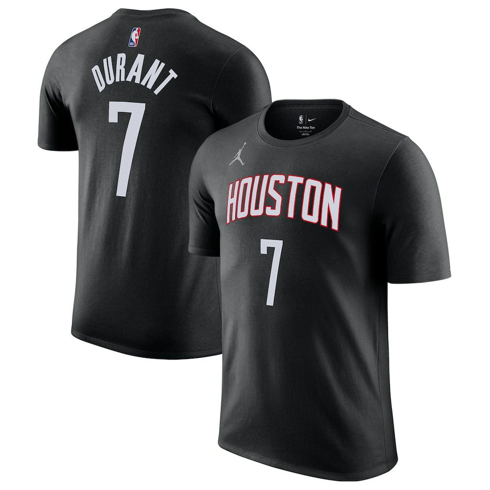 NBA - Kevin Durant Houston Rockets Jordan Brand Statement Edition Name & Number T-Shirt - Black