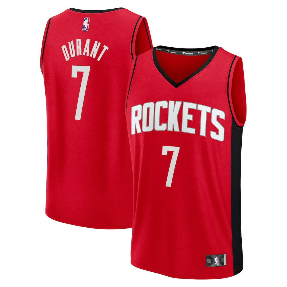 Fanatics - Kevin Durant Houston Rockets Youth Fast Break Replica Player Jersey - Icon Edition - Red