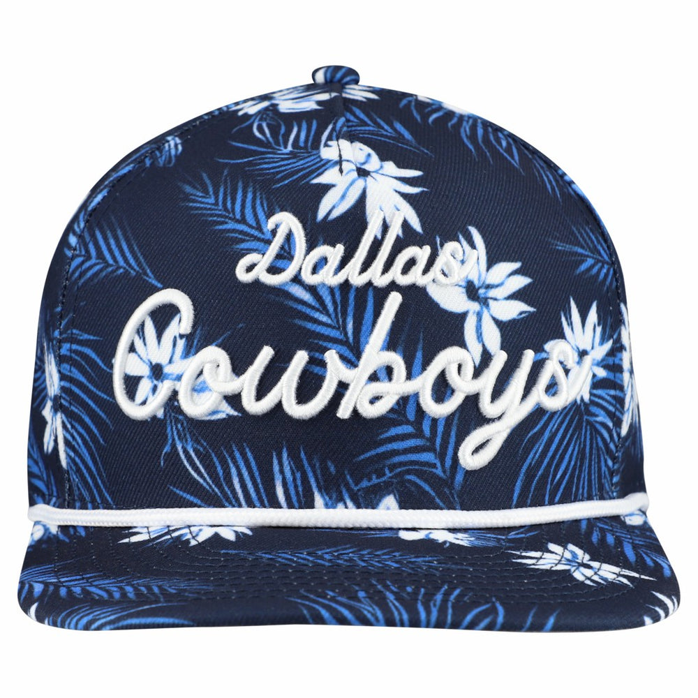 Dallas Cowboys New Era Palm Print A-Frame 9FIFTY Snapback Hat Navy - NFL