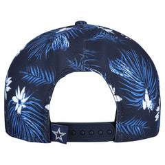 Dallas Cowboys New Era Palm Print A-Frame 9FIFTY Snapback Hat Navy - NFL