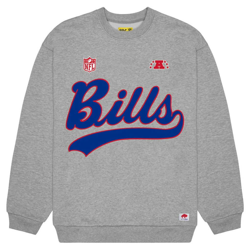 Buffalo Bills Golf Wang Unisex Sweatshirt Heather Gray - NFL
