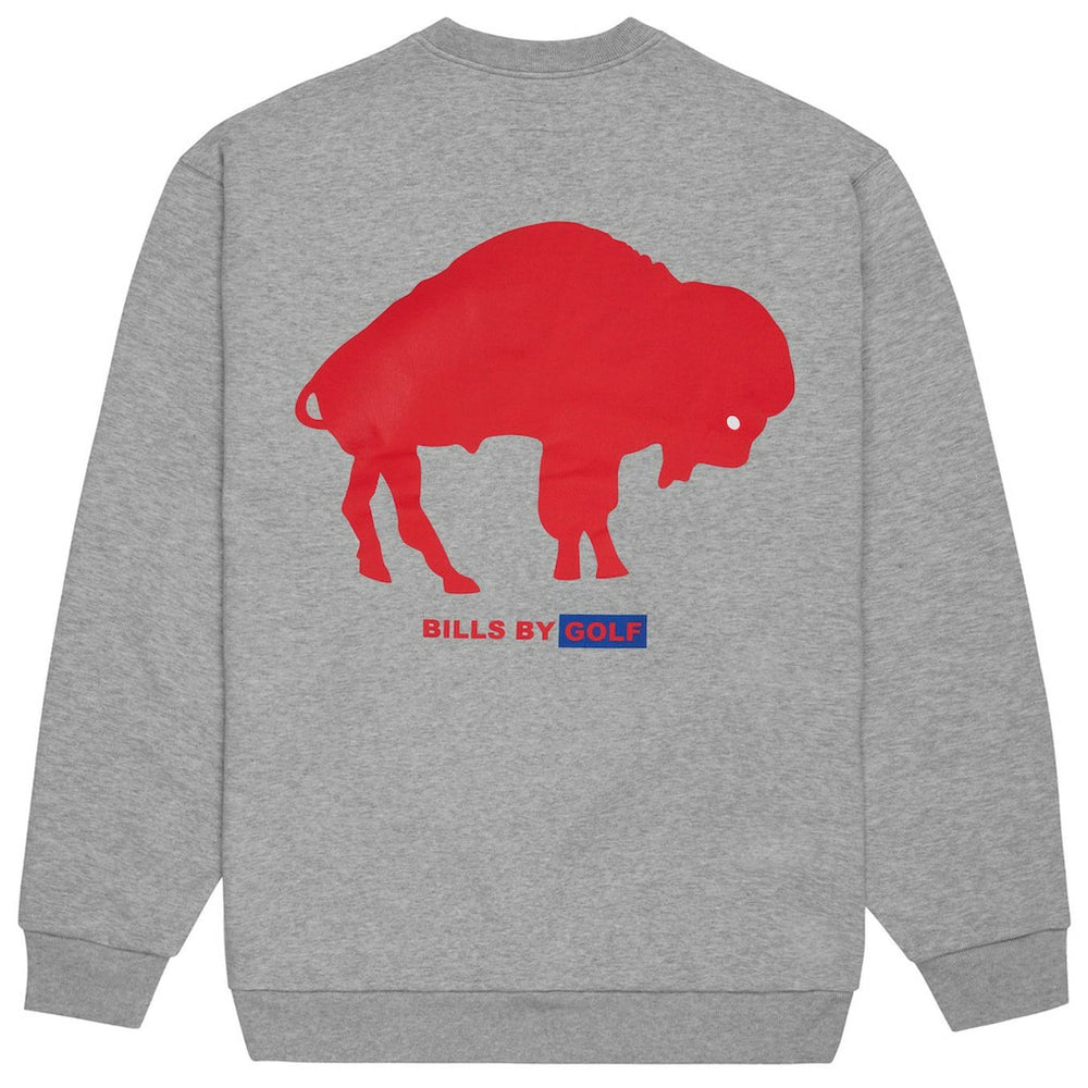 Buffalo Bills Golf Wang Unisex Sweatshirt Heather Gray - NFL