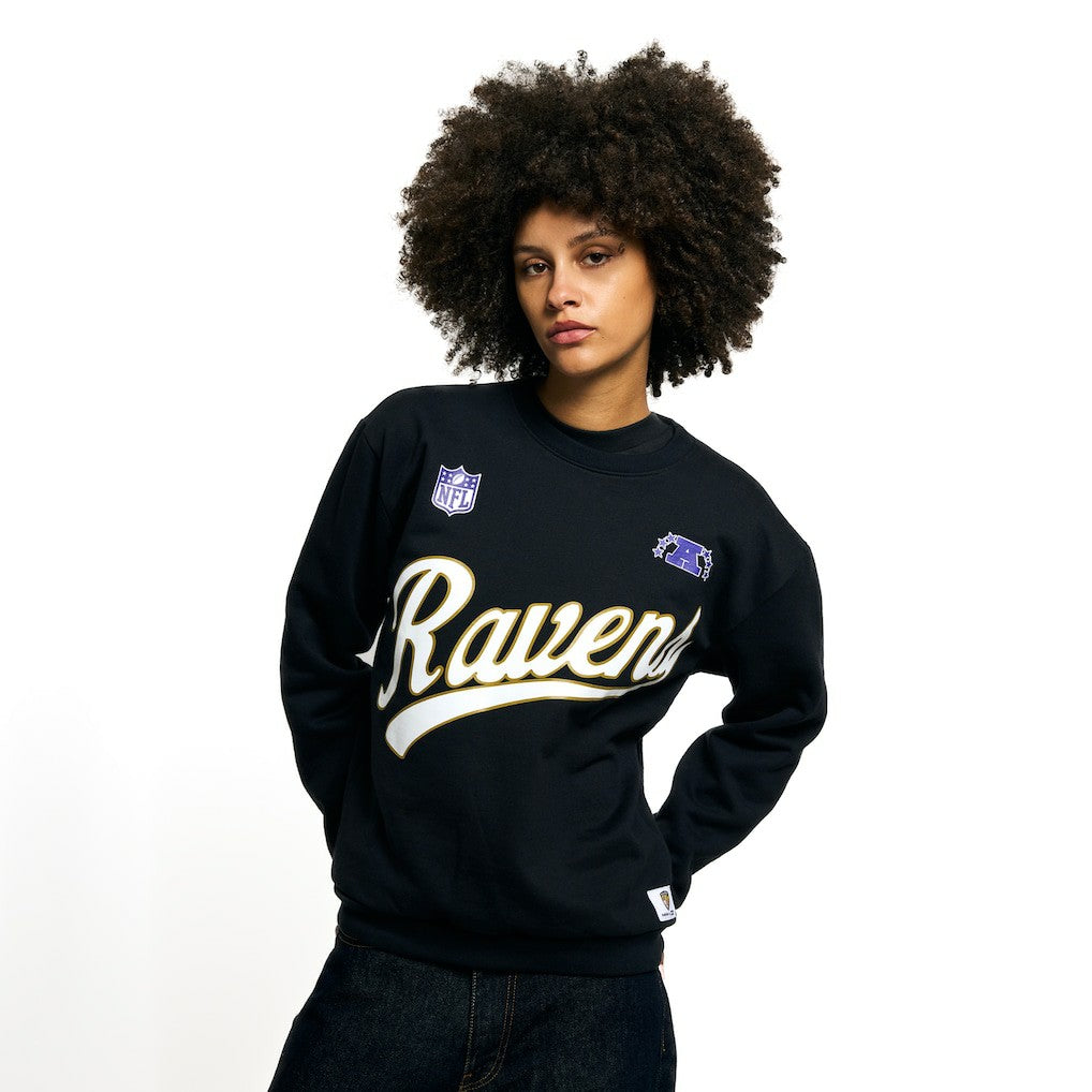 Baltimore Ravens Golf Wang Unisex Sweatshirt Black - NFL