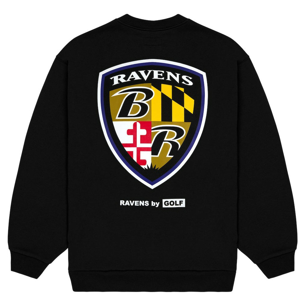 Baltimore Ravens Golf Wang Unisex Sweatshirt Black - NFL