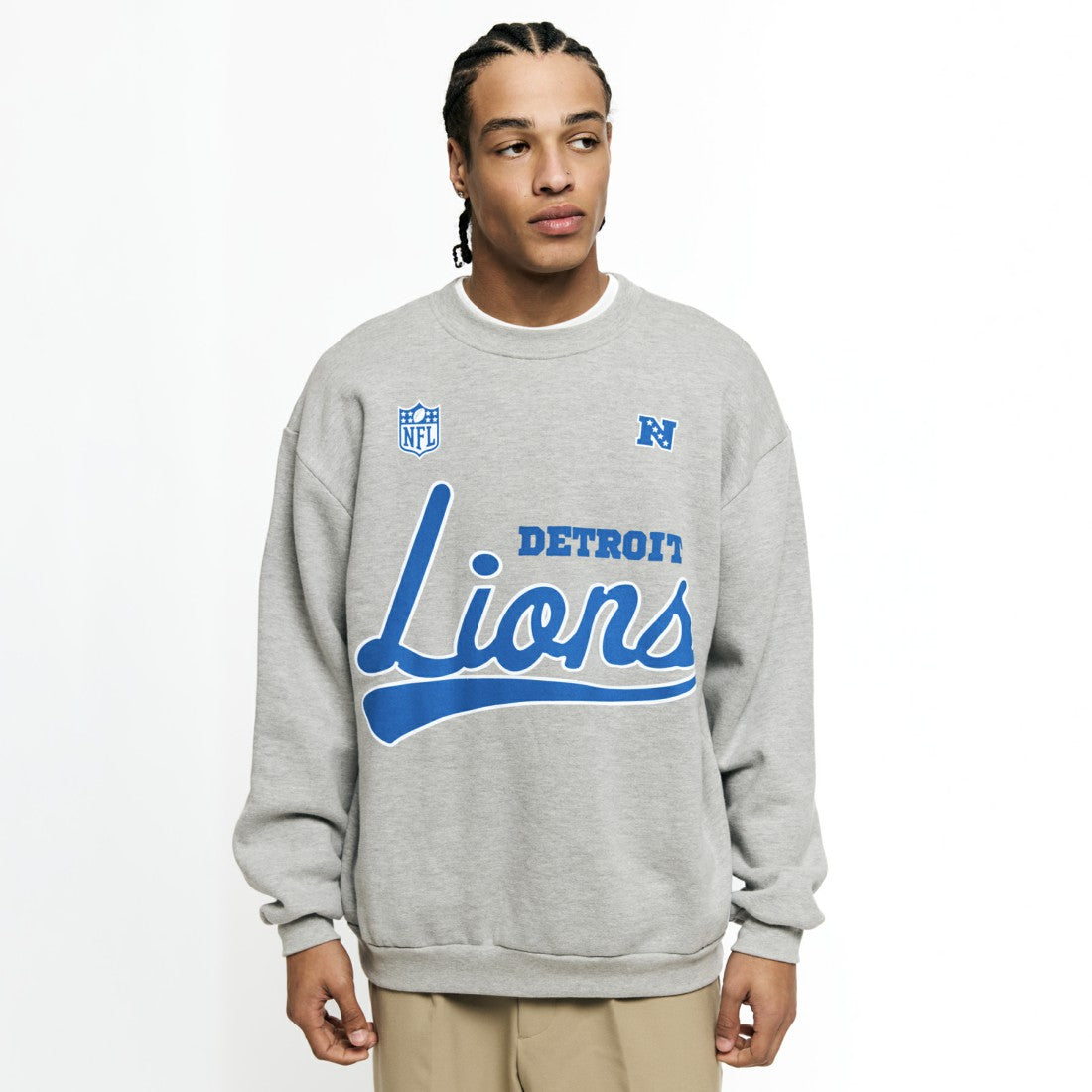 Detroit Lions Golf Wang Unisex Sweatshirt Heather Gray - NFL