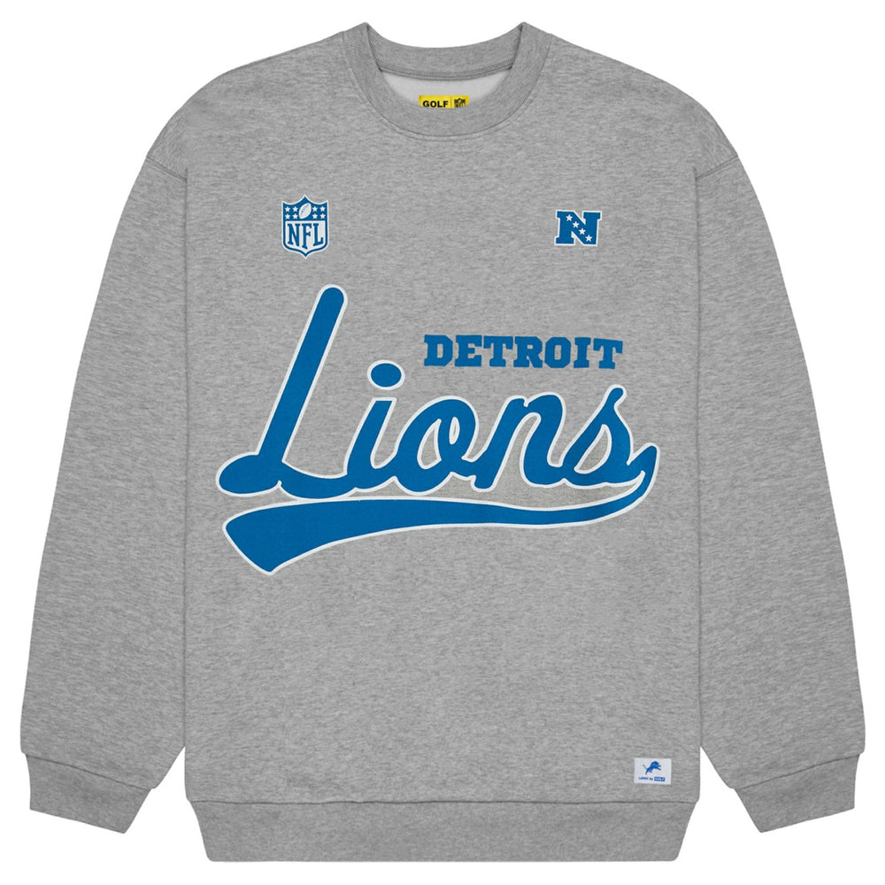 Detroit Lions Golf Wang Unisex Sweatshirt Heather Gray - NFL