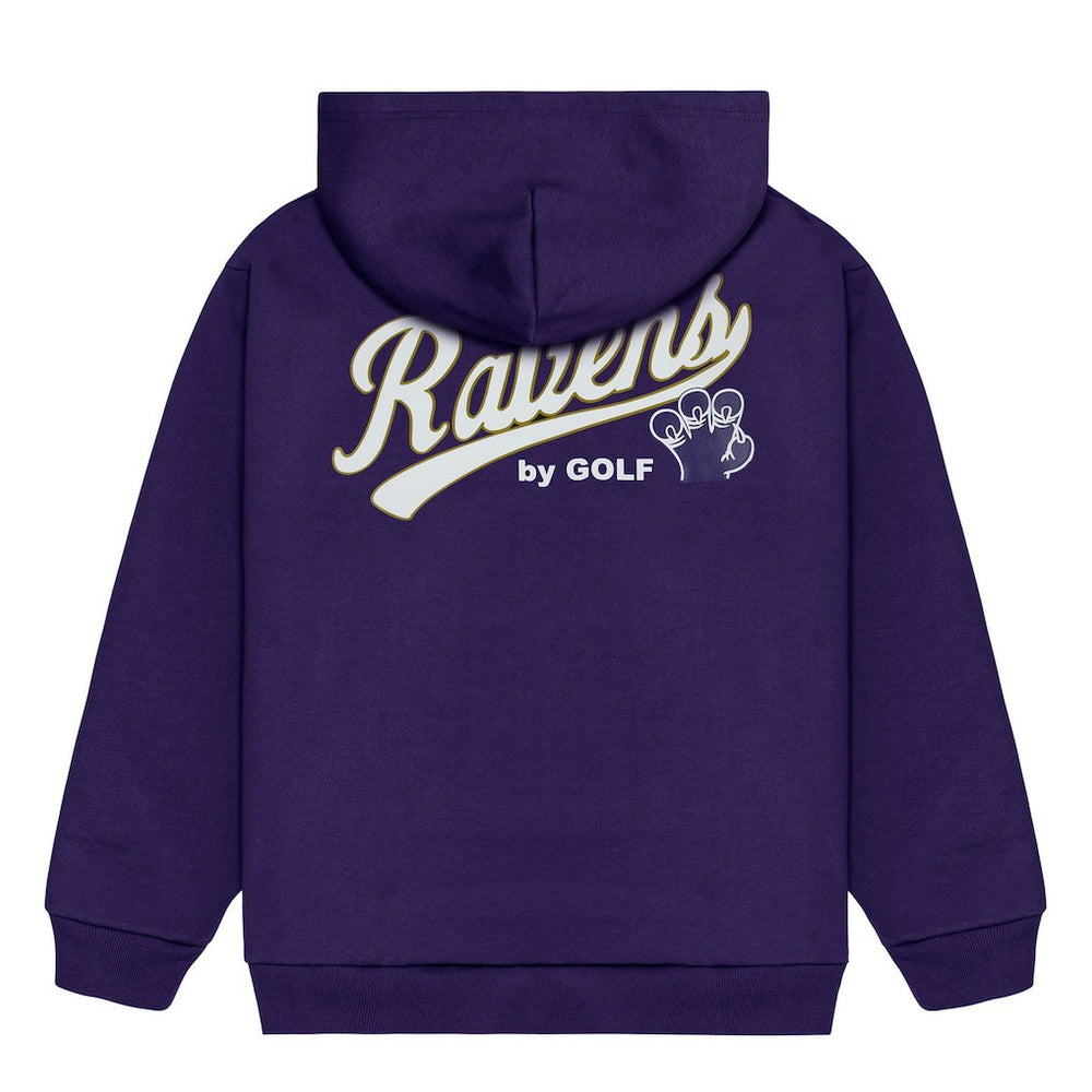 Baltimore Ravens Golf Wang Unisex Cutout Hoodie Purple - NFL