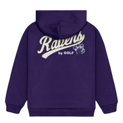 Baltimore Ravens Golf Wang Unisex Cutout Hoodie Purple - NFL