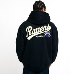Baltimore Ravens Golf Wang Unisex Cutout Hoodie Black - NFL