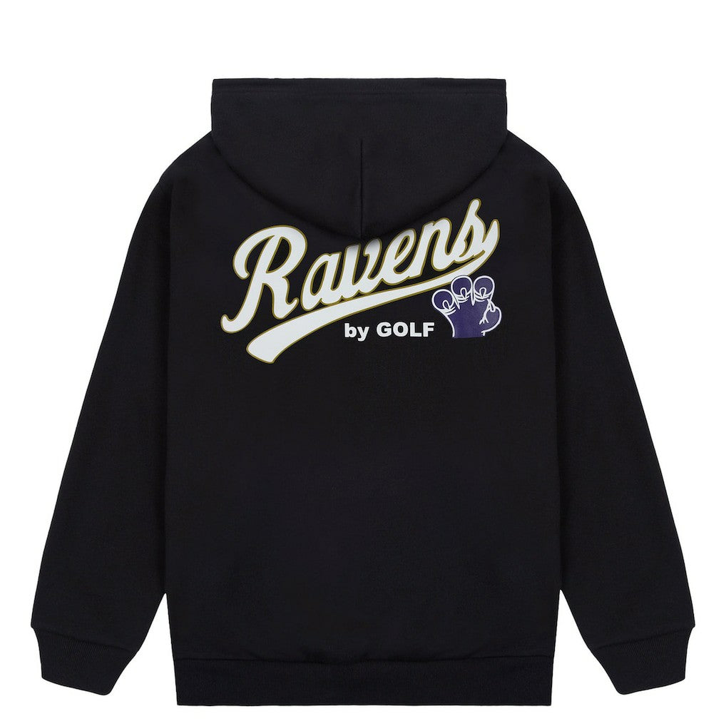 Baltimore Ravens Golf Wang Unisex Cutout Hoodie Black - NFL