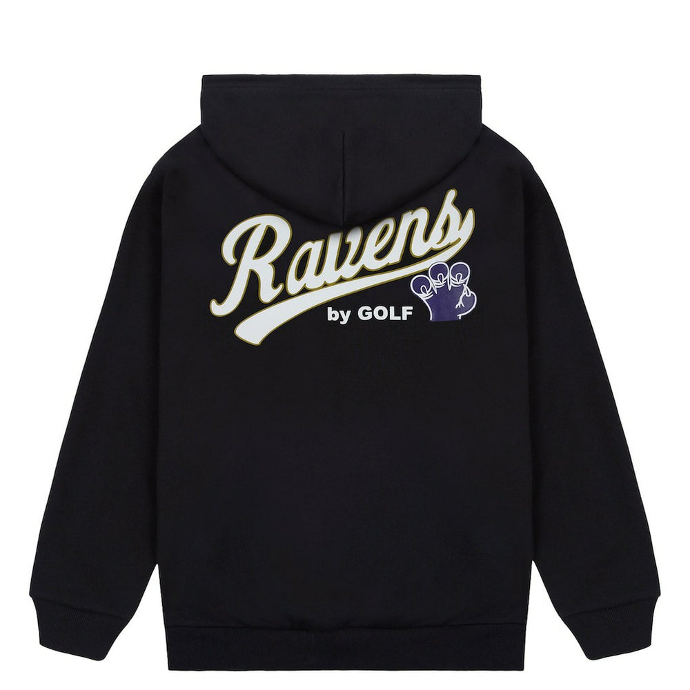 Baltimore Ravens Golf Wang Unisex Cutout Hoodie Black - NFL