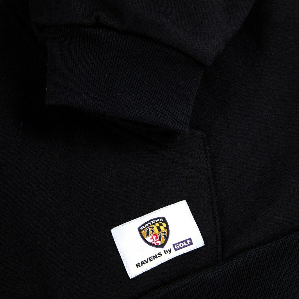Baltimore Ravens Golf Wang Unisex Cutout Hoodie Black - NFL