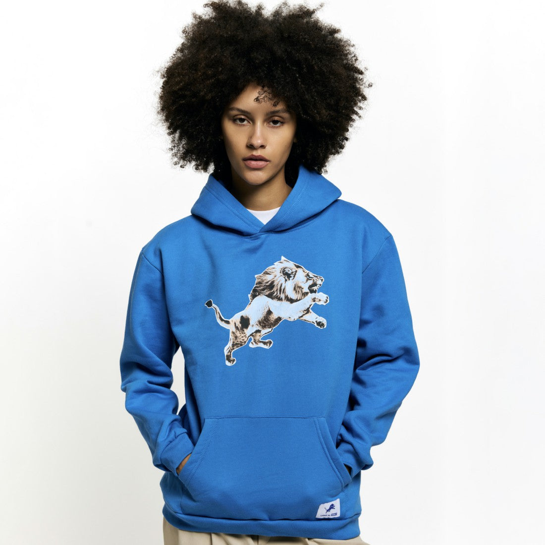 Detroit Lions Golf Wang Unisex Cutout Hoodie Blue - NFL