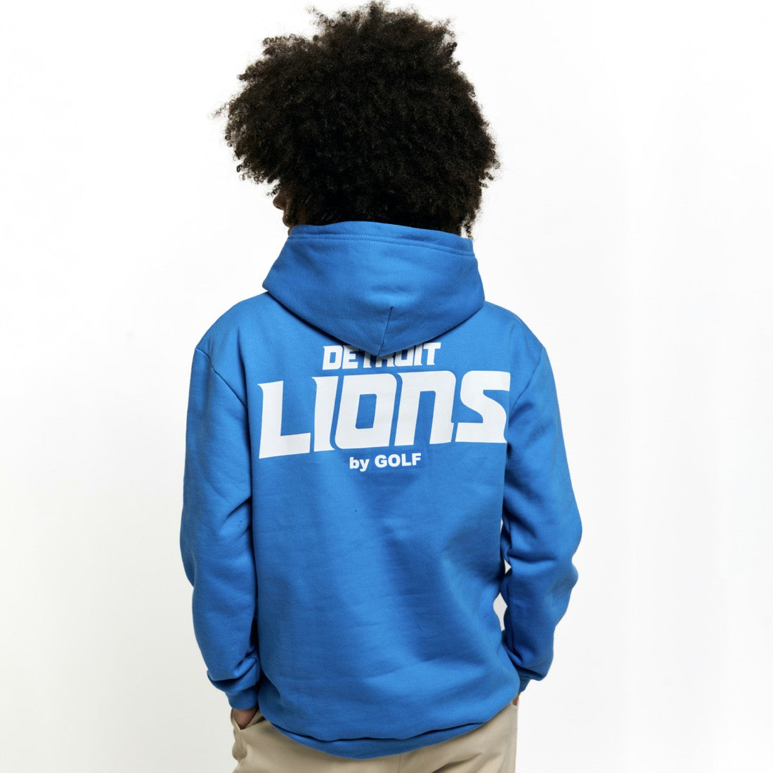 Detroit Lions Golf Wang Unisex Cutout Hoodie Blue - NFL