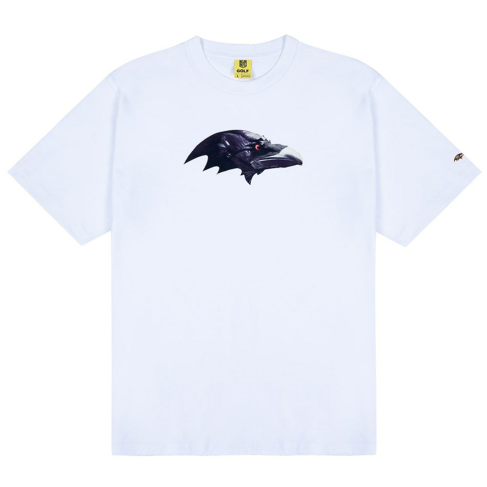 Baltimore Ravens Golf Wang Unisex Cutout T-Shirt White - NFL