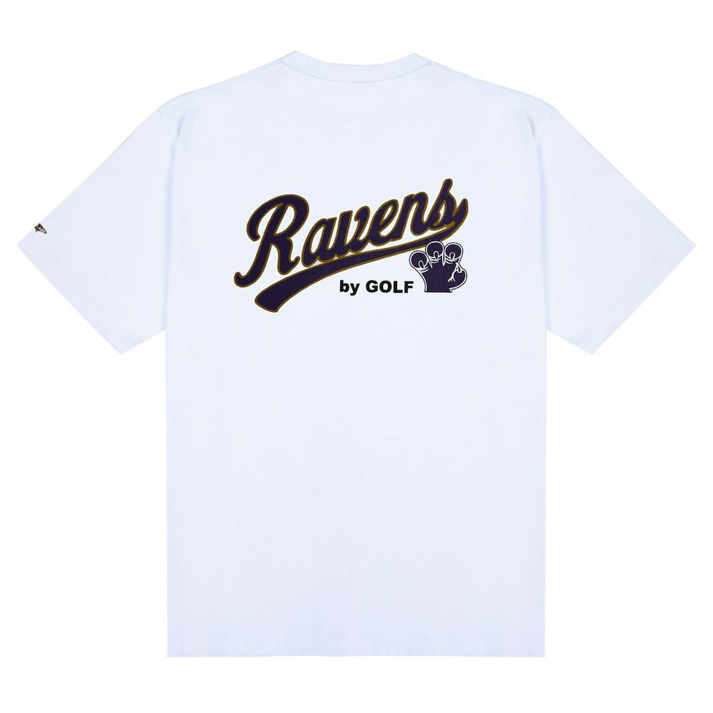 Baltimore Ravens Golf Wang Unisex Cutout T-Shirt White - NFL