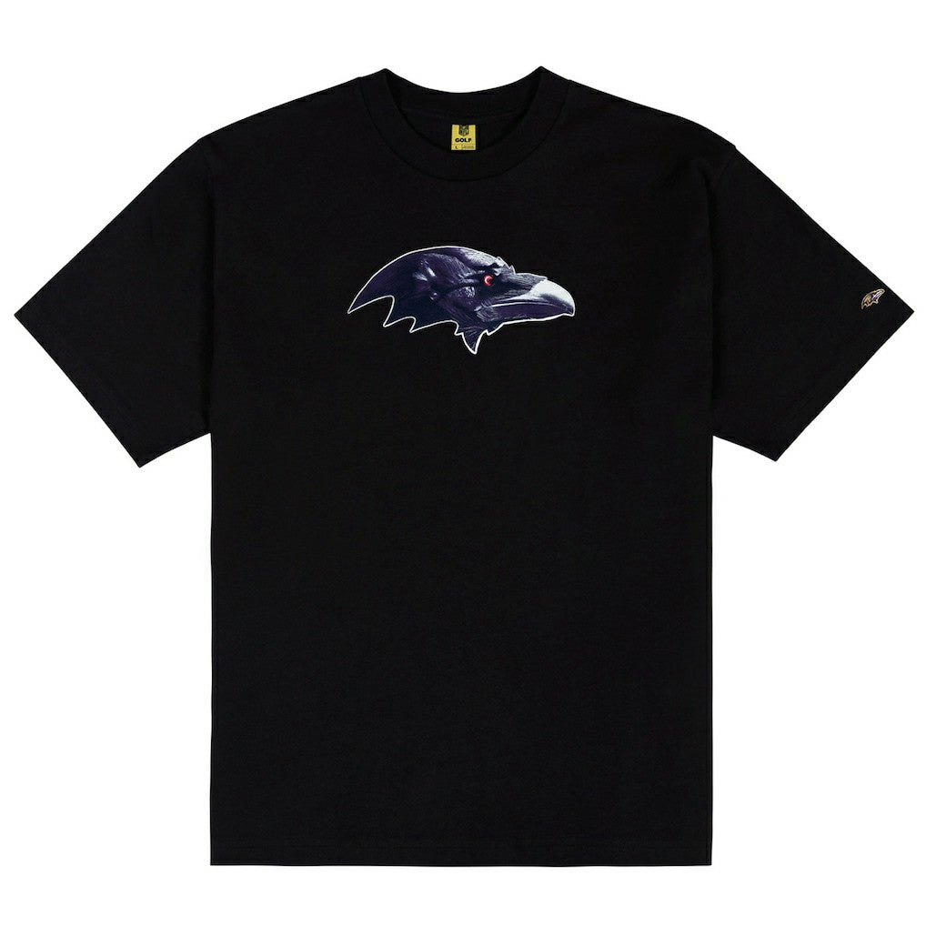 Baltimore Ravens Golf Wang Unisex Cutout T-Shirt Black - NFL