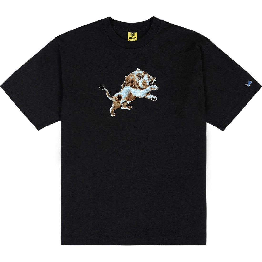 Detroit Lions Golf Wang Unisex Cutout T-Shirt Black - NFL